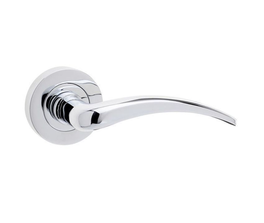 Jedo Gull Door Handle- Polished Chrome- JV420PC