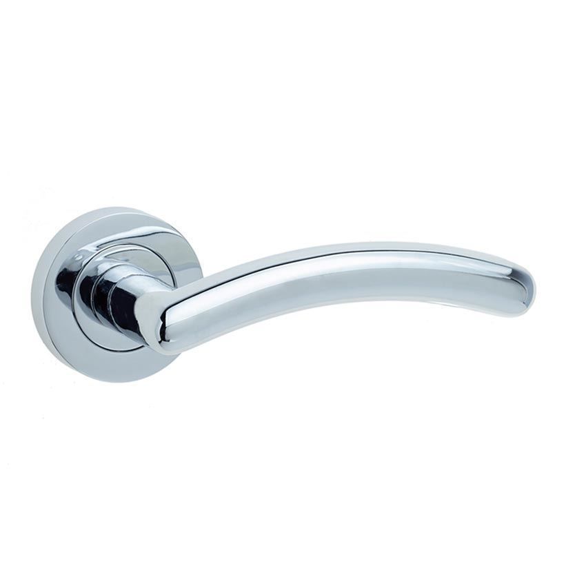 Jedo Mailand Door Handle- Polished Chrome- JV710PC