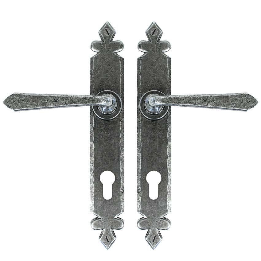 Pewter CROMWELL LEVER ESPAG. LOCK SET - 33068