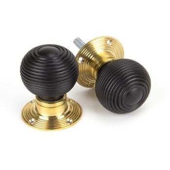 Wooden Cottage Mortice/Rim Door Knob Set - 91762