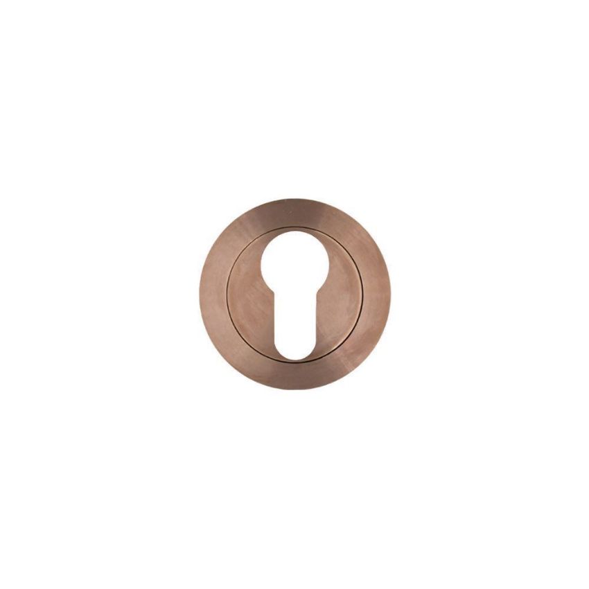 Rosso Tecnica EURO PROFILE Escutcheon in PVD Satin Bronze - RT001PVDBZ