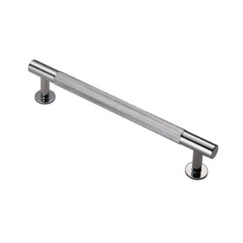 Knurled Pull Cabinet Handle - Polished Chrome - FTD700CCP