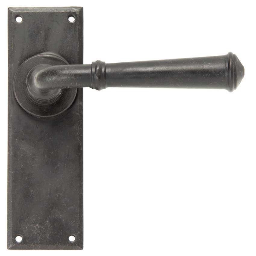 Regency Latch Handle in Beeswax finish