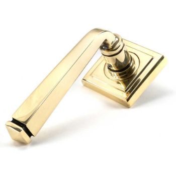 Avon Lever on a Square Rose in Aged Brass - 45614