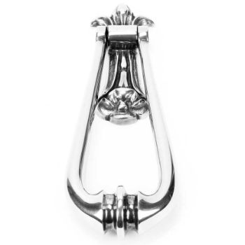 Polished Chrome Loop Door Knocker - 90018