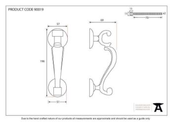 Polished Chrome Doctors Door Knocker - 90019