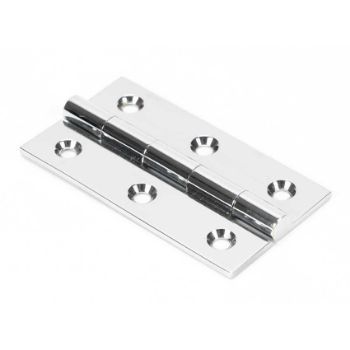 2.5" Polished Chrome Butt Hinges - 49927 