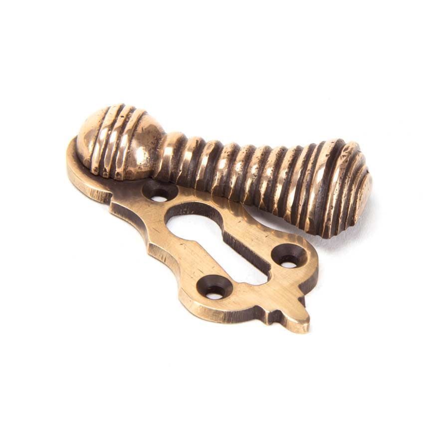 Polished Bronze Beehive Escutcheon - 91929