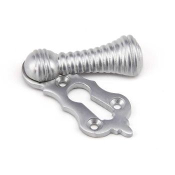 Satin Chrome Beehive Escutcheon - 91994