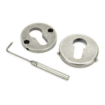 Pewter Regency Concealed Escutcheon - 45467