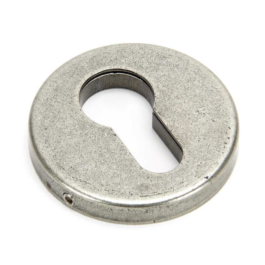 Pewter Regency Concealed Escutcheon - 45467