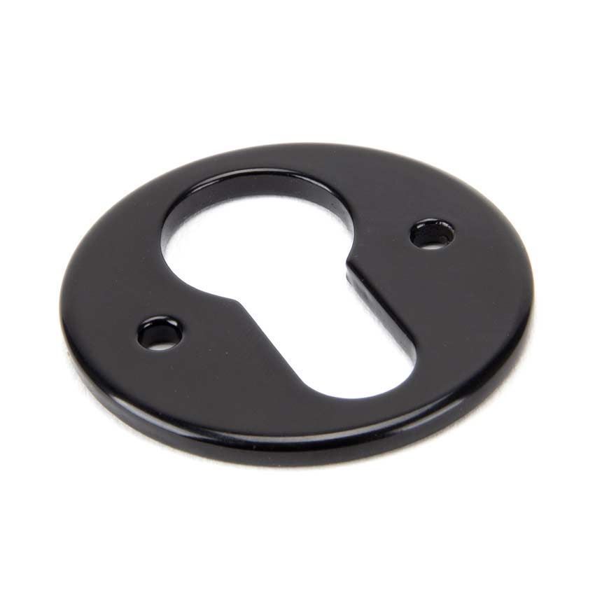 Black Regency Euro Escutcheon - 92074 