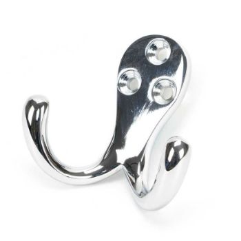 Polished Chrome Celtic Double Robe Hook - 46298