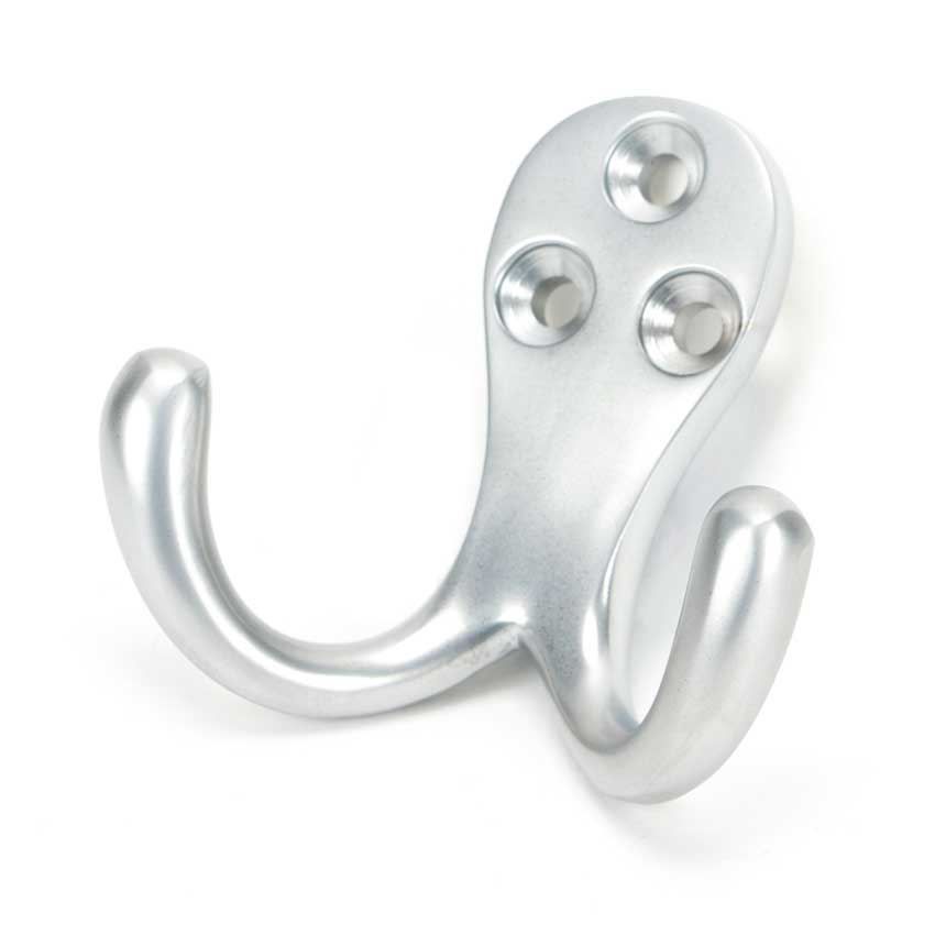 Satin Chrome Celtic Double Robe Hook - 46302 