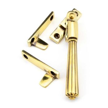 Aged Brass Night-Vent Locking Hinton Fastener - 45344