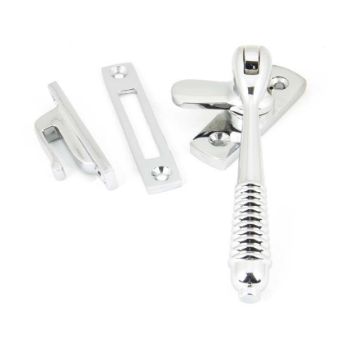 Polished Chrome Locking Reeded Fastener - 90329