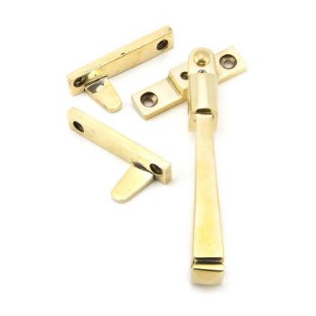 Aged Brass Night-Vent Locking Avon Fastener - 90411