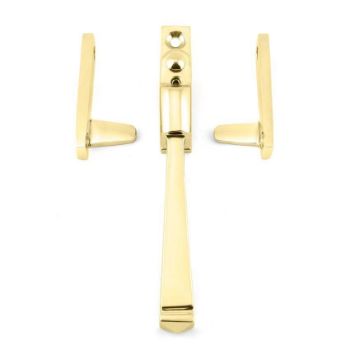 Aged Brass Night-Vent Locking Avon Fastener - 90411