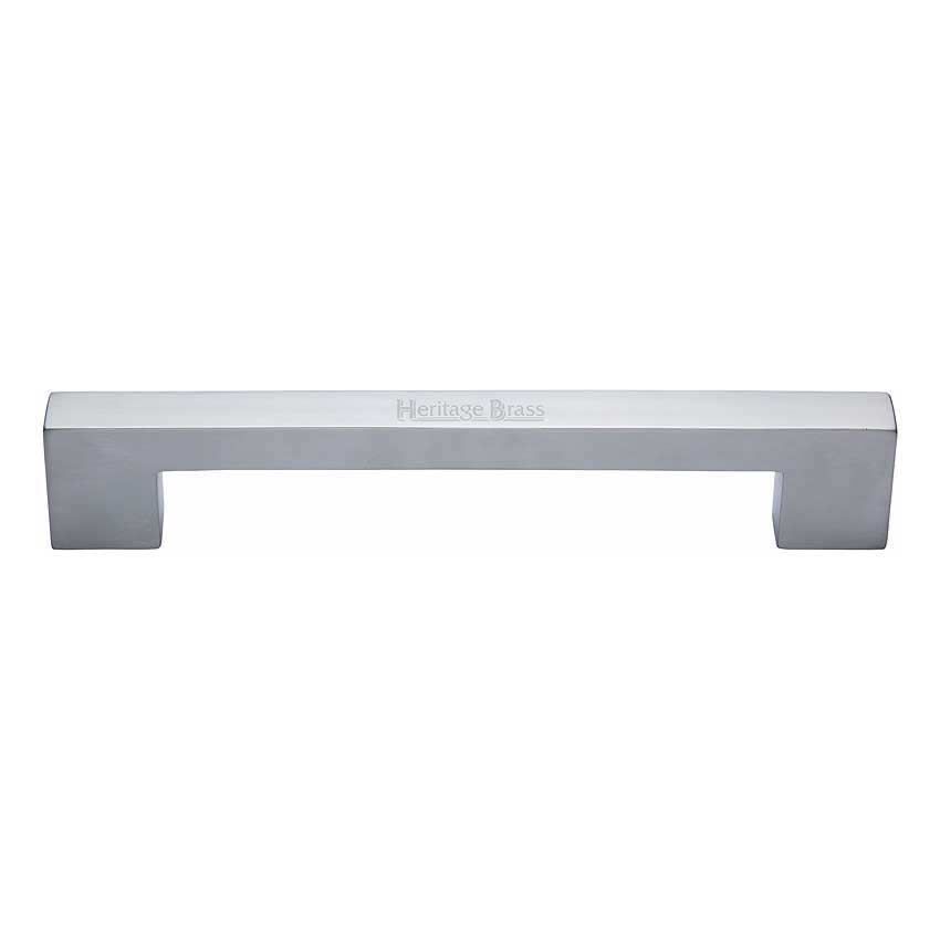 Pull Metro Design Cabinet handle in Satin Chrome Finish - C0337-SC