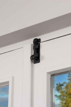 Stonebridge Slide Door Bolt in Matt Black