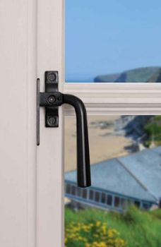 Padstow Window Handle Fastener In Matt Black