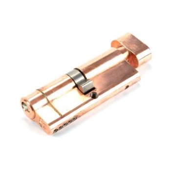 Polished Bronze 5 Pin Euro Cylinder/Thumbturn - 45841