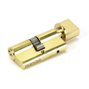 Lacquered Brass 5 Pin Euro Cylinder/Thumbturn - 91867