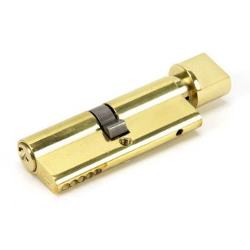 Lacquered Brass 5 Pin Euro Cylinder/Thumbturn - 91867