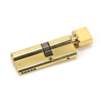 Lacquered Brass 5 Pin Euro Cylinder/Thumbturn - 91867