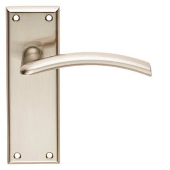 Serozzetta trenta lever on a latch backplate - SZR032SN