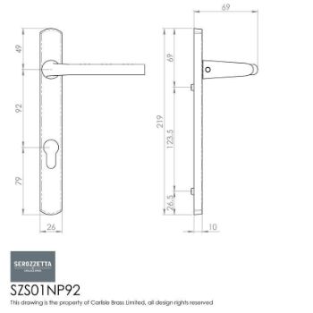 Rosa PVC Handle - SZS01NP92SC