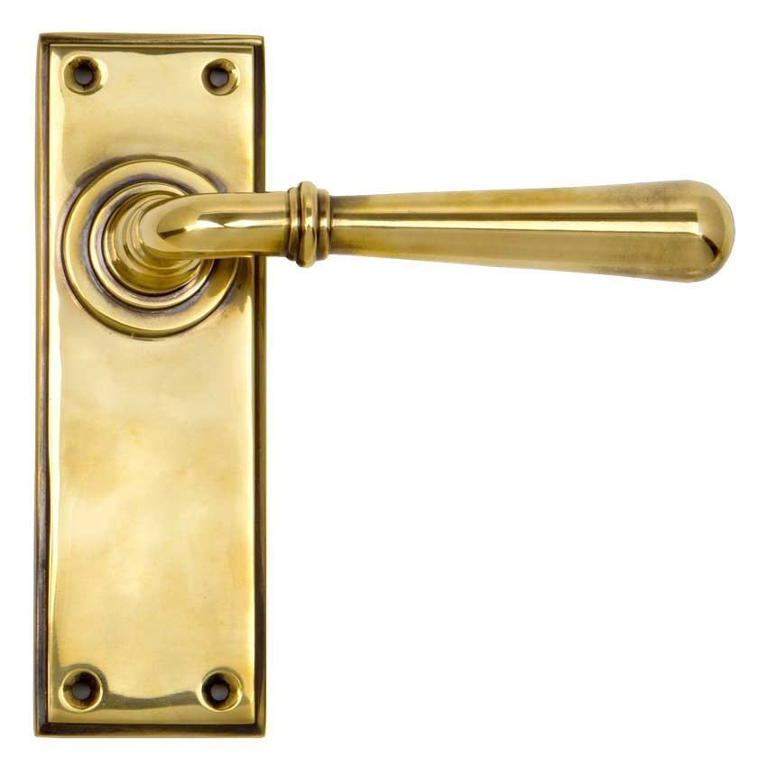 Aged Brass Newbury Latch Handles - Aged Brass - 91415 