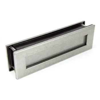 Pewter Traditional Letterbox - 91527