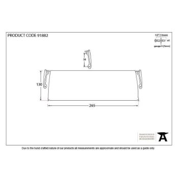 266 x 130mm Cast Letter Tidy - 91933 