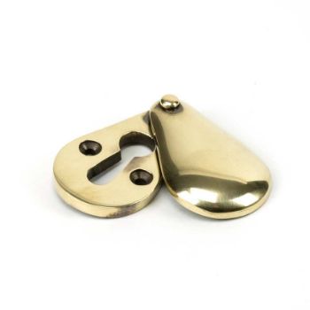 Aged Brass Plain Escutcheon - 83816