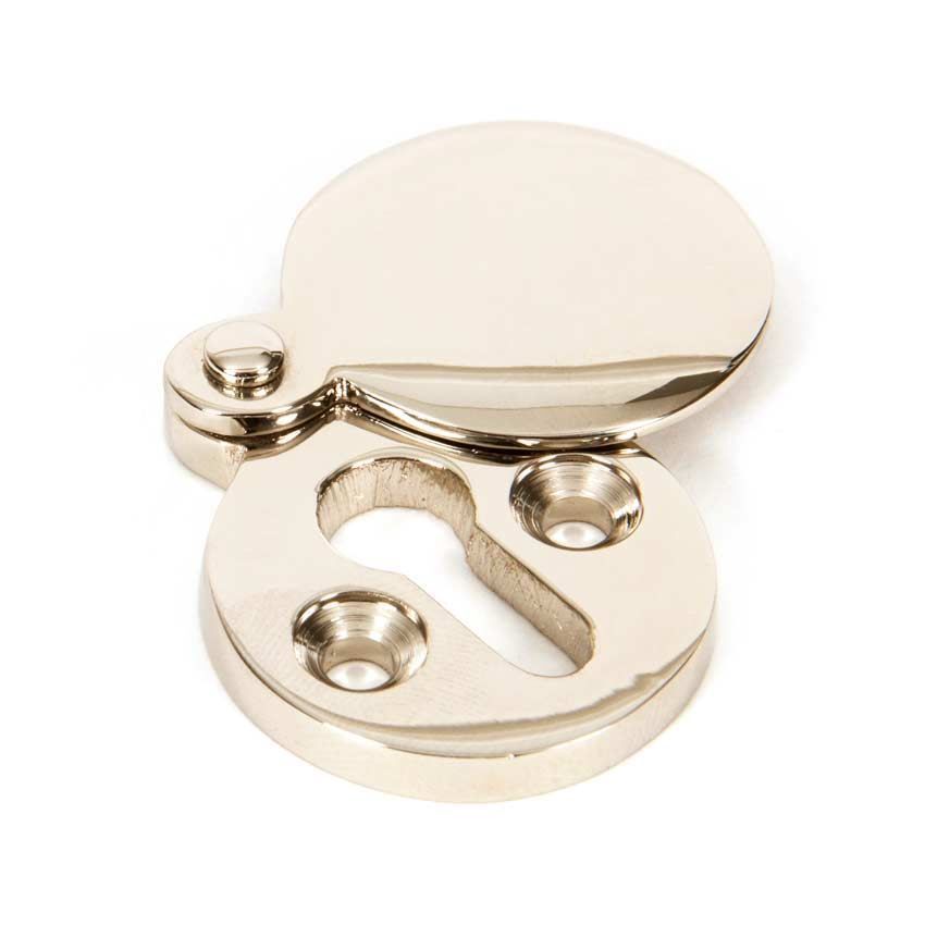 Polished Nickel 30mm Round Escutcheon - 83835 