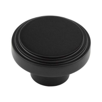 Cropley Cupboard Cabinet Knobs in Matt Black - HOX1030MB