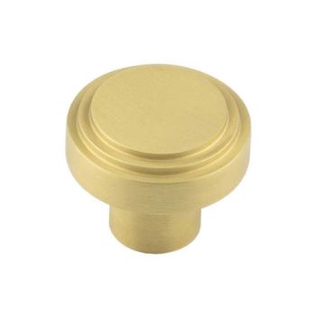 Cropley Cupboard Cabinet Knobs in Satin Brass - HOX1030SB