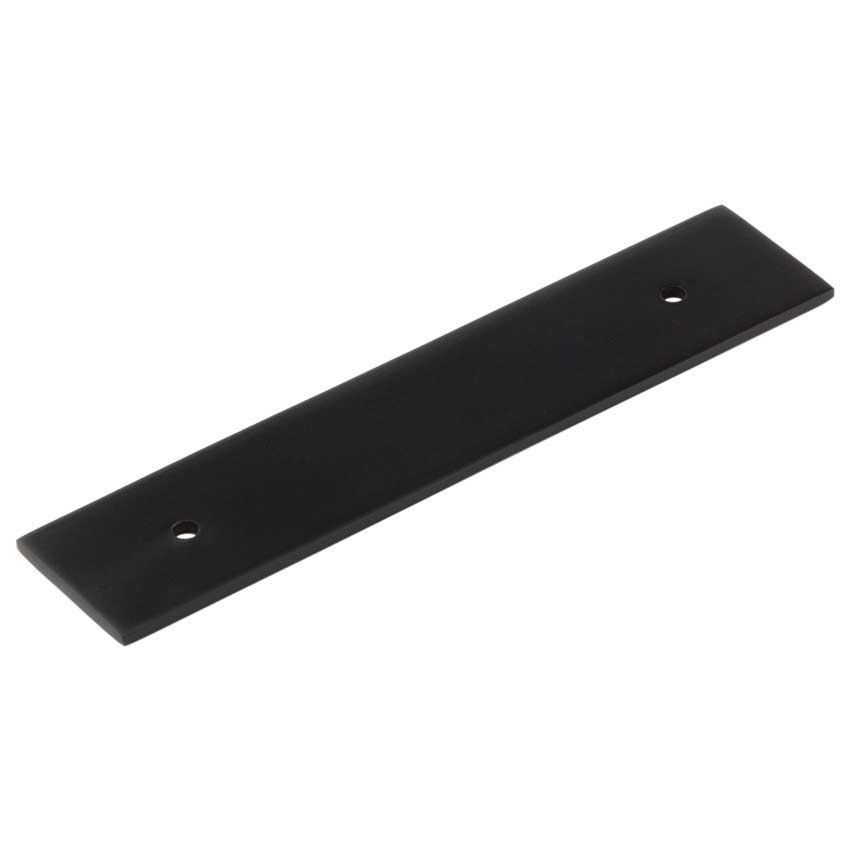 Fanshaw Backplate for Cabinet Handles in Matt Black