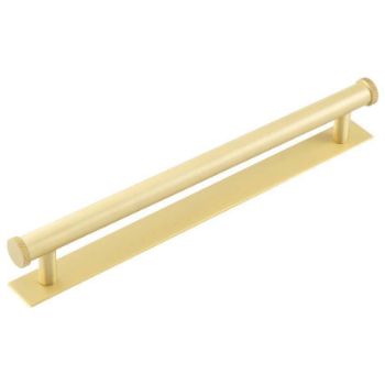 Fanshaw Backplate for Cabinet Handles in Satin Brass 