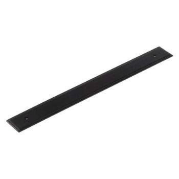 Rushton Backplate for Cabinet Handles in Matt Black