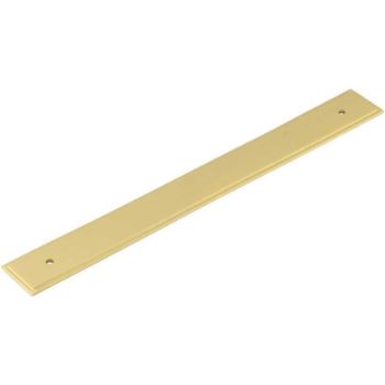 Rushton Backplate for Cabinet Handles in Satin Brass 