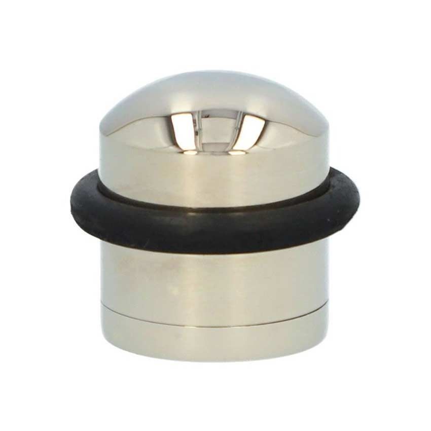 Alexander and Wilks - Dome Top Floor Mounted Door Stop - AW638PN 