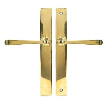 Aged Brass Avon Slimline Lever Latch Set - 45448