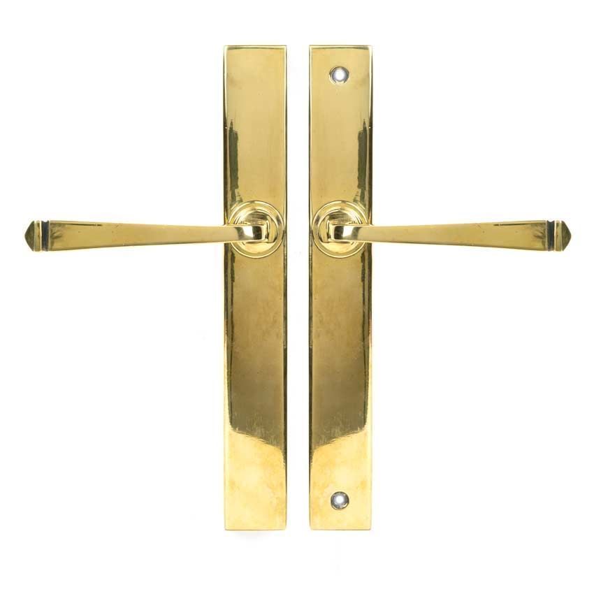 Aged Brass Avon Slimline Lever Latch Set - 45448