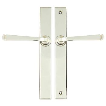 Polished Nickel Avon Slimline Lever Latch Set - 45449