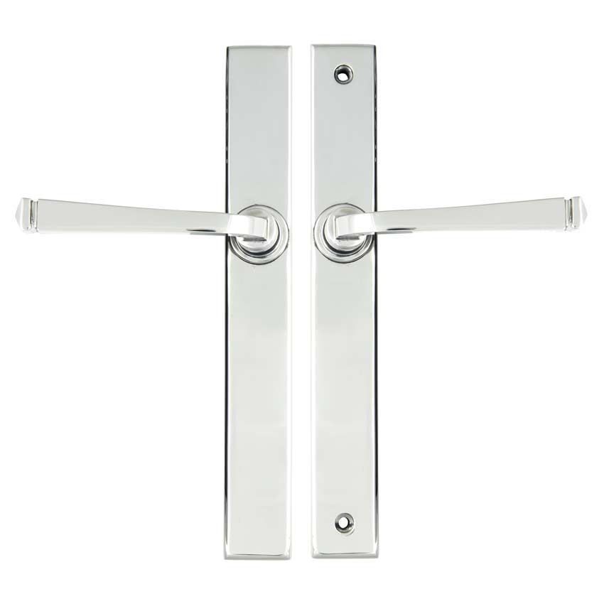 Polished Chrome Avon Slimline Lever Latch Set - 45450