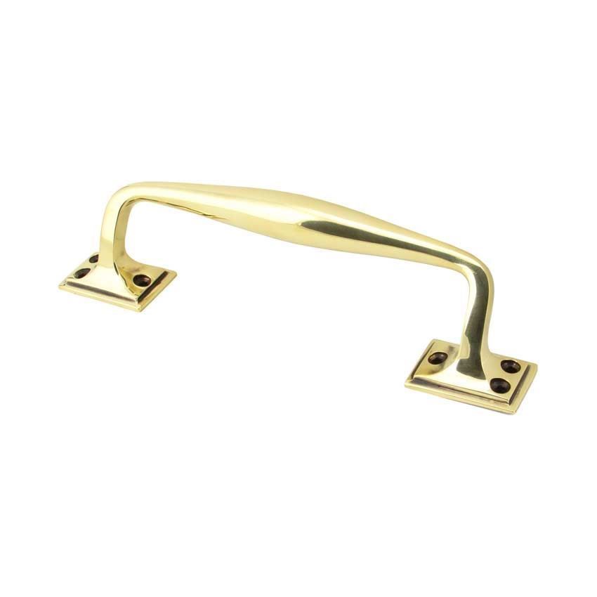 Aged Brass Art Deco Pull Handle - 45461