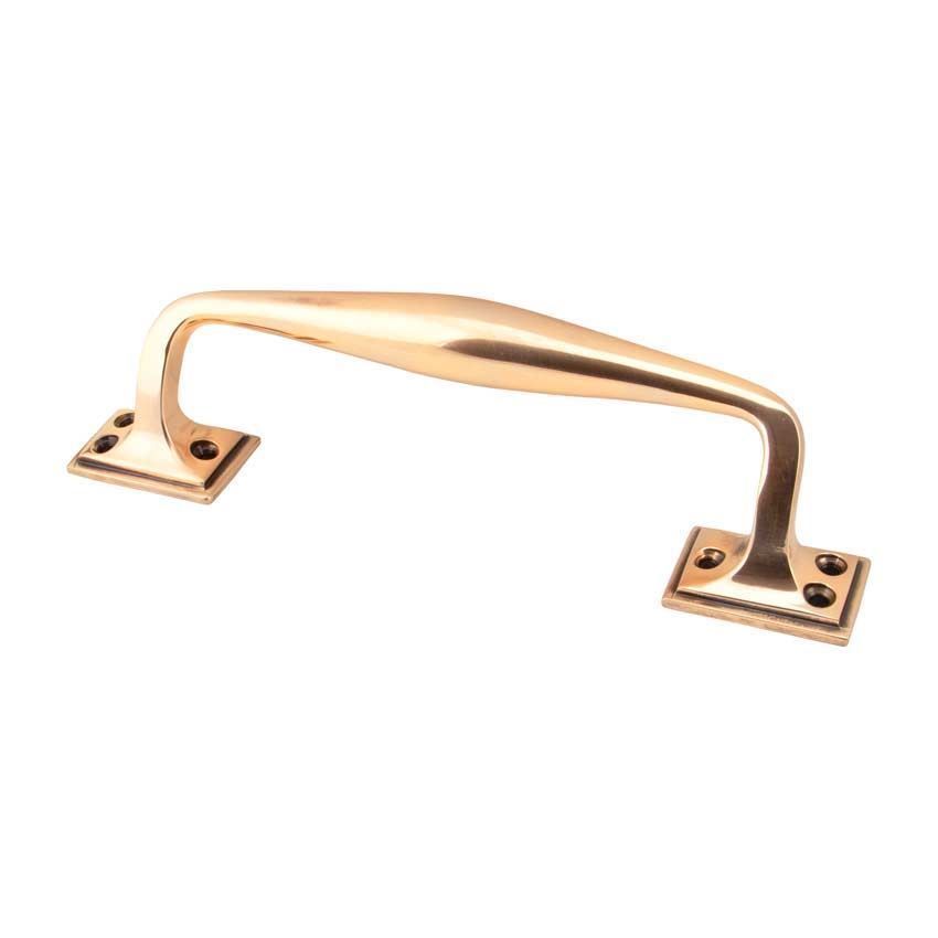 Polished Bronze Art Deco Pull Handle - 45465