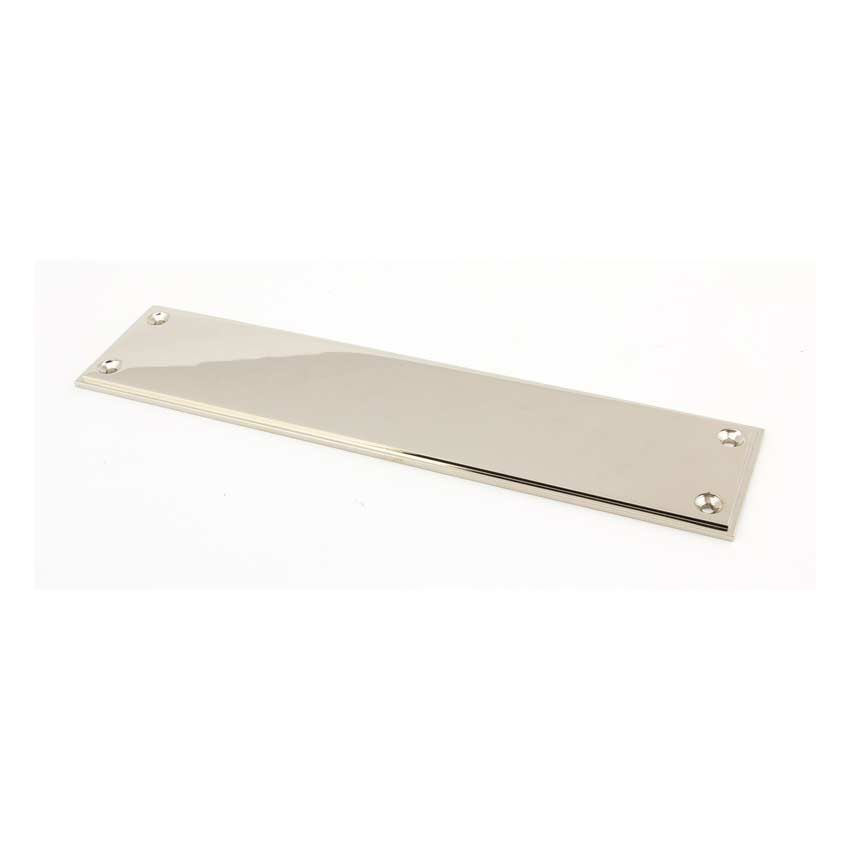 Polished Nickel Art Deco Fingerplate - 45391